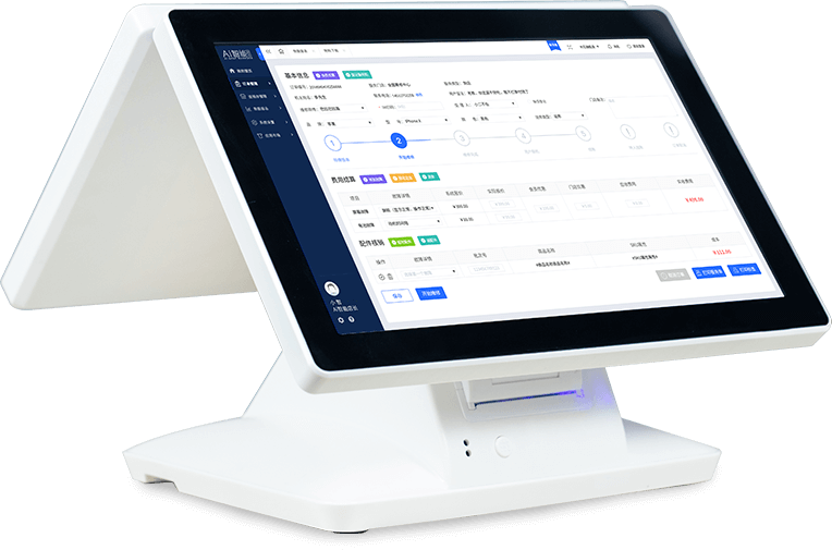 门店管理系统电脑展示